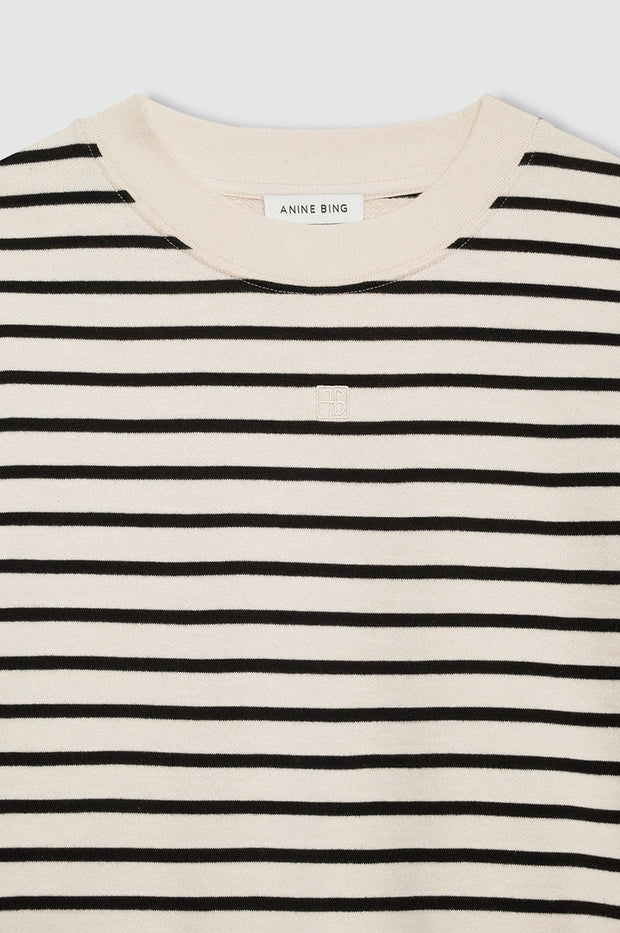 DEAN SWEATSHIRT - BLACK STRIPE
