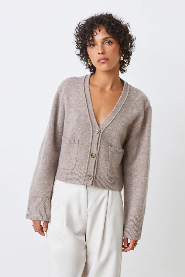 CARDIGAN GALIEGA TAUPE