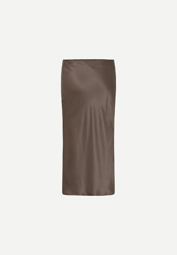 BIRGITE HERSKIND MEGAN SKIRT - CHOCOLATE