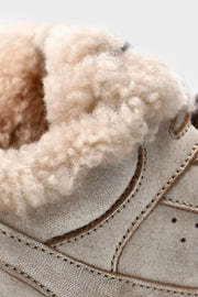 CPH63 vintage leather teddy cream