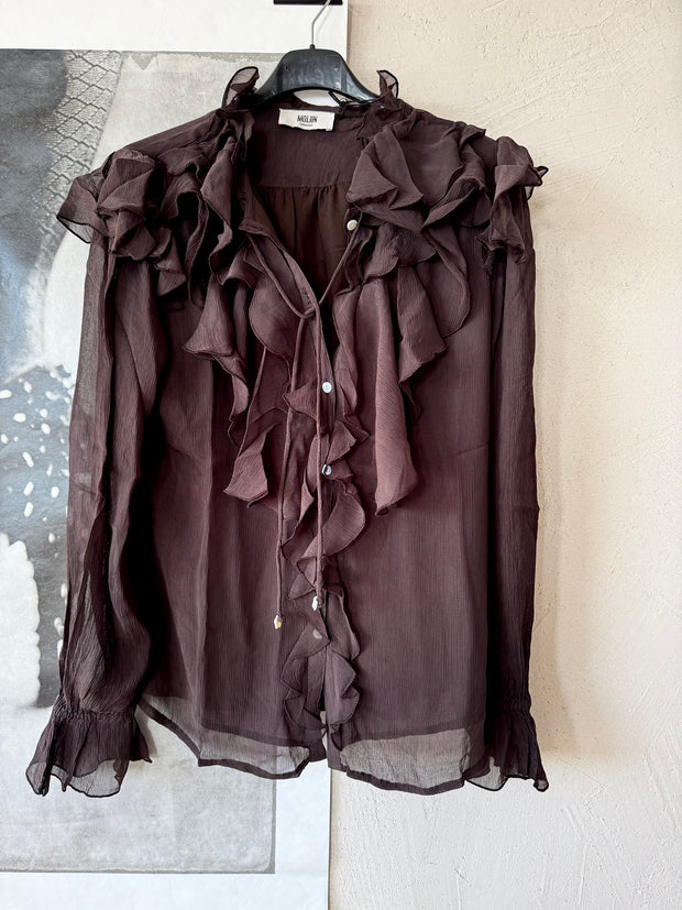 ANGEL BLOUSE balck coffee