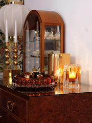 HURRICANE LAMP ROCK, Amber