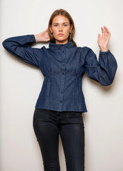 Live Blouse Dark Denim