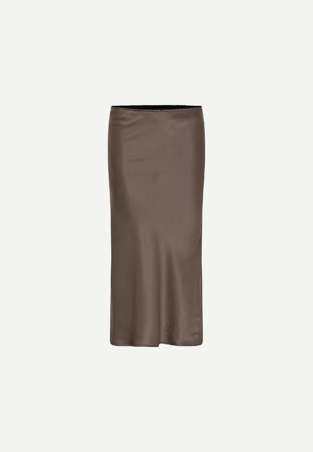 BIRGITE HERSKIND MEGAN SKIRT - CHOCOLATE