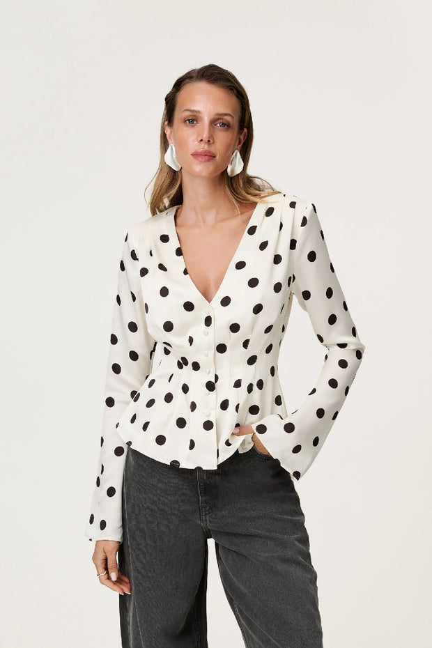 Marmo Blouse Créme Dot
