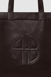 LARGE RIO TOTE - DARK BROWN