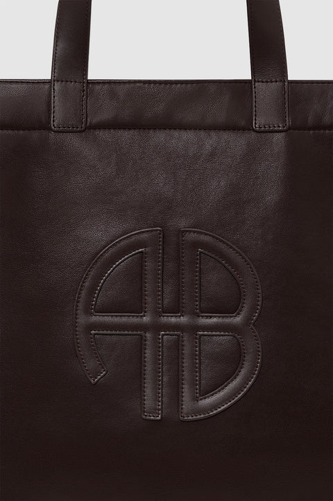 LARGE RIO TOTE - DARK BROWN