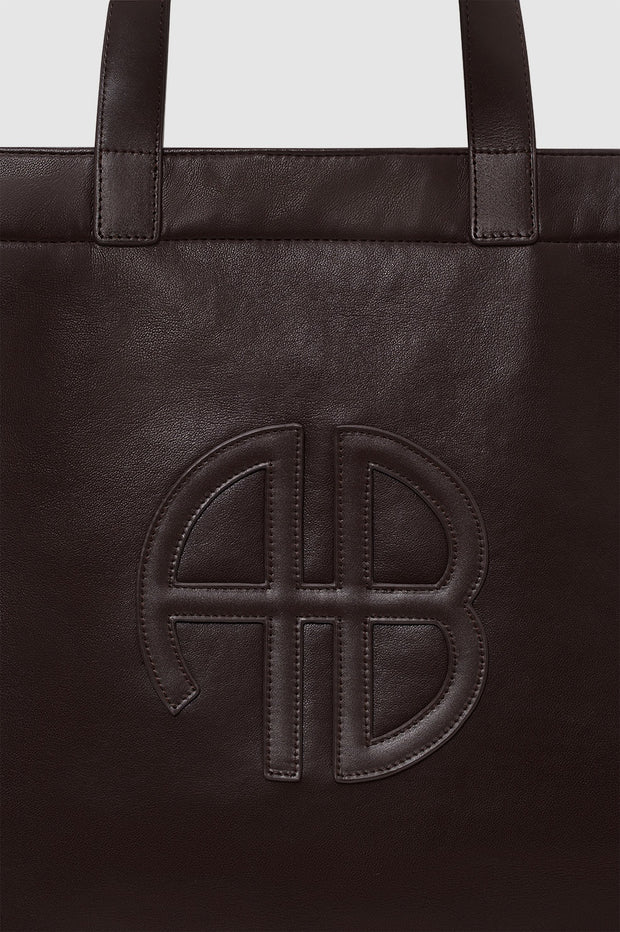 LARGE RIO TOTE - DARK BROWN