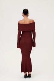 Izano Dress Burgundy