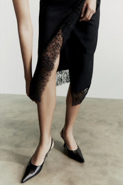 STYLEIN MOLLY LACE SKIRT - BLACK