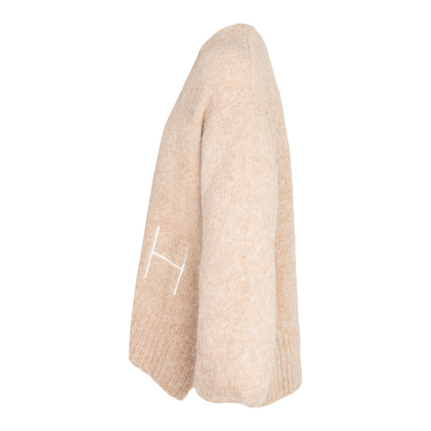 SOFIE V-neck Sweater Beige