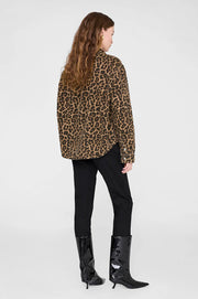 Paxton Shirt Black And Brown Leopard