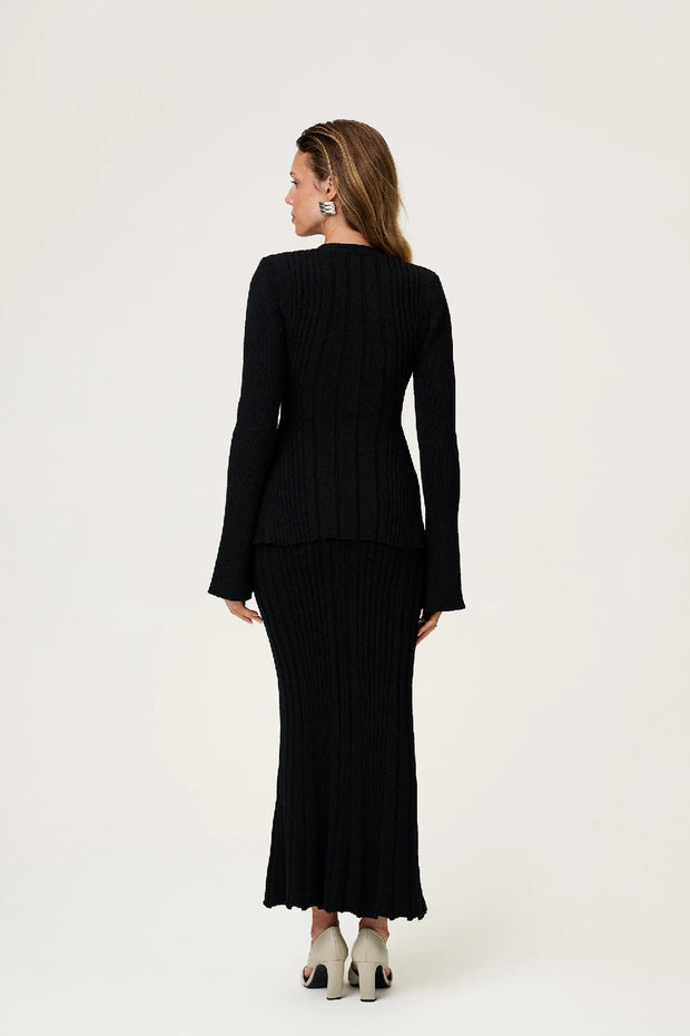 Lugo Cardigan Black