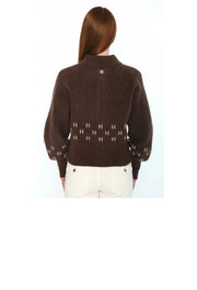 MÄRTHA Short Jacket - Dark Earth Brown