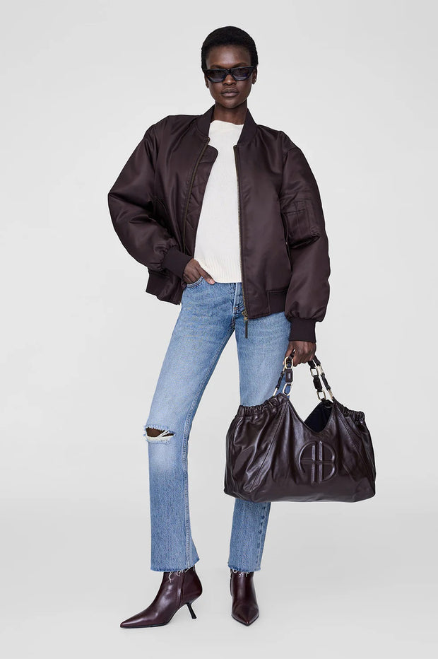 LEON BOMBER - DEEP BROWN