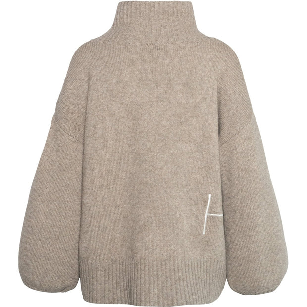 GIANNA Sweater Light Brown Melange