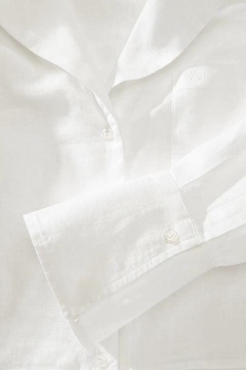 LINEN SAILOR SHIRT WHITE
