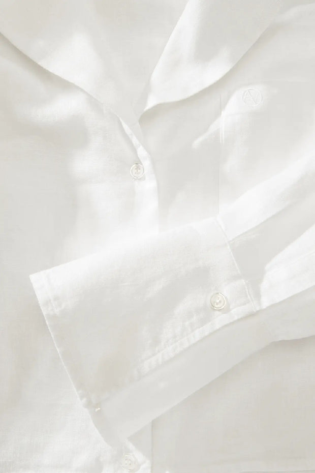 LINEN SAILOR SHIRT WHITE