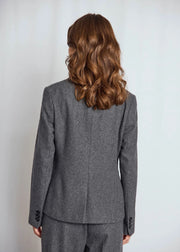 Maria Slim Fit Blazer - Dark Grey