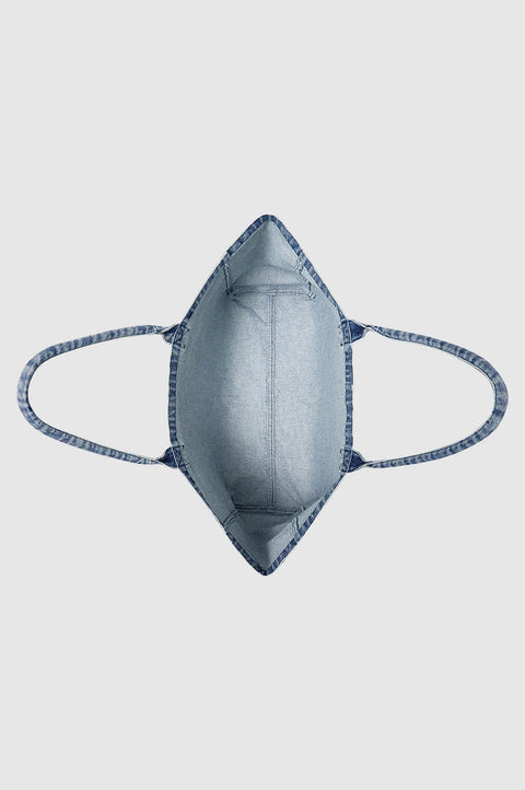 LEO DENIM TOTE - SHADOW BLUE