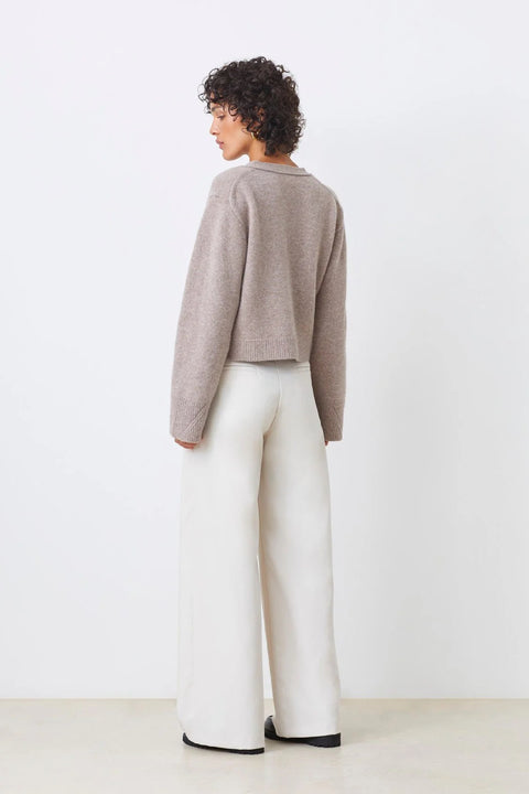 CARDIGAN GALIEGA TAUPE