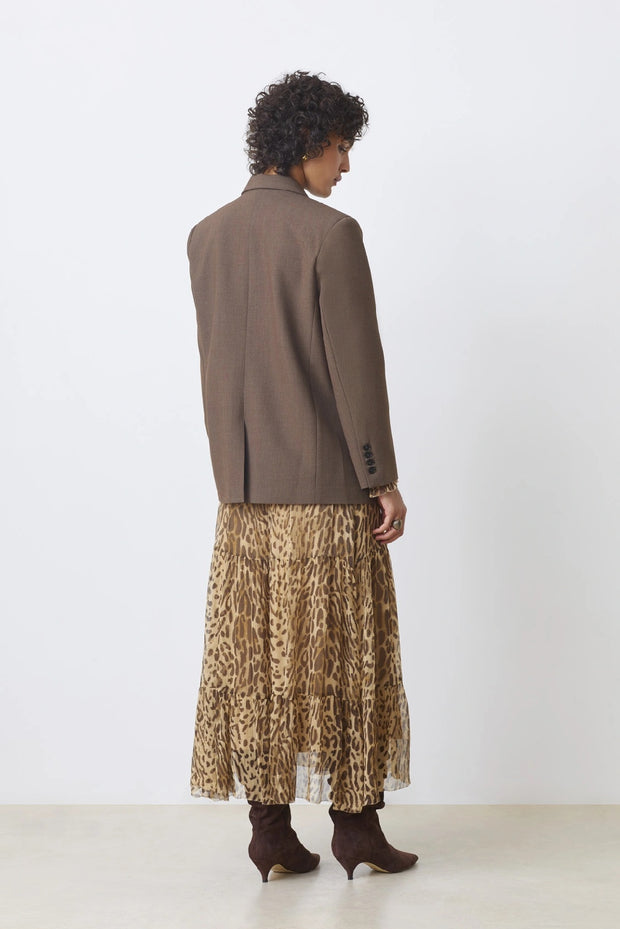 DWEN OVERSIZED BLAZER JACKET TAUPE