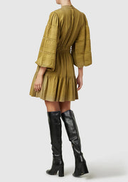 Loom Mini Dress Olive