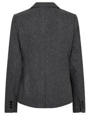 Maria Slim Fit Blazer - Dark Grey