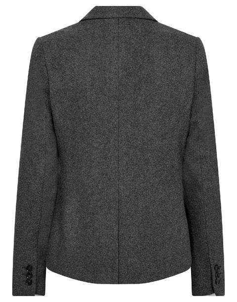 Maria Slim Fit Blazer - Dark Grey