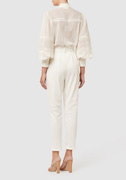 MYSTICAL EMBROIDERY BLOUSE OFF WHITE
