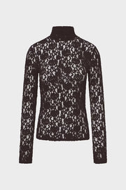 Mariana Lace Top Mocha Brown