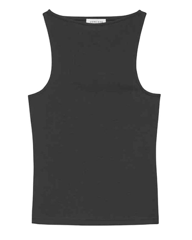 ANINE BING RUE TANK - BLACK