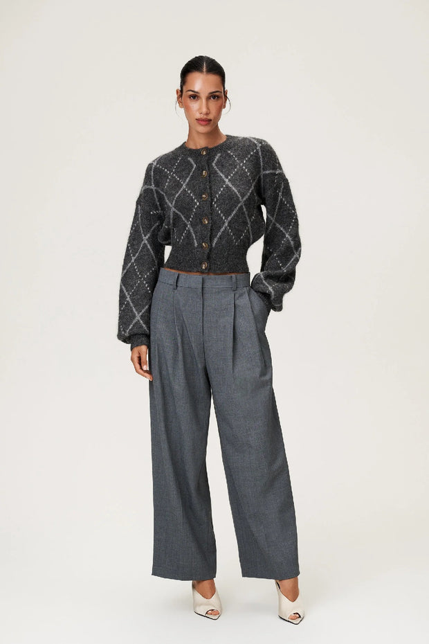 Merano Cardigan Dark Grey