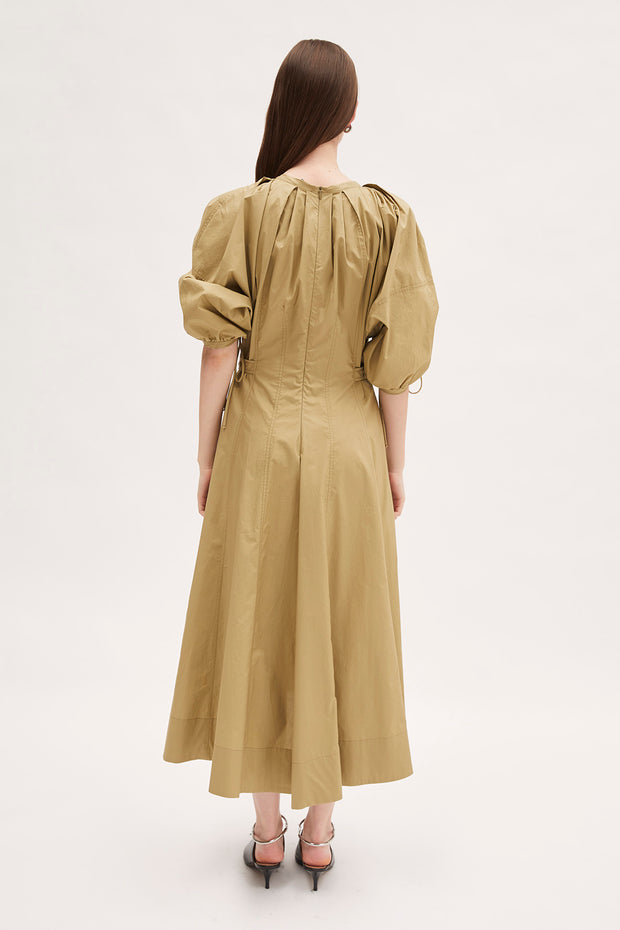 MEIMEIJ DRESS LONG KHAKI