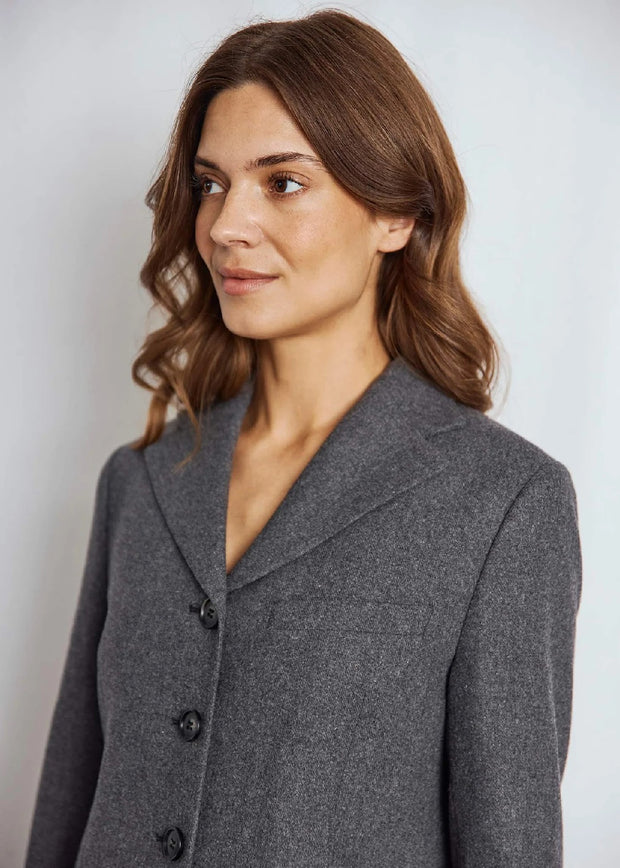 Maria Slim Fit Blazer - Dark Grey