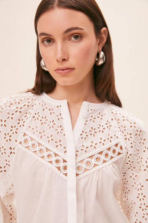 LOVELY BLOUSE WHITE