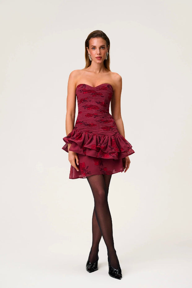 Barcelona Dress Burnt Sienna