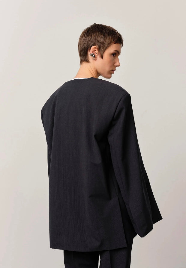Indiana Blazer - Navy Melange