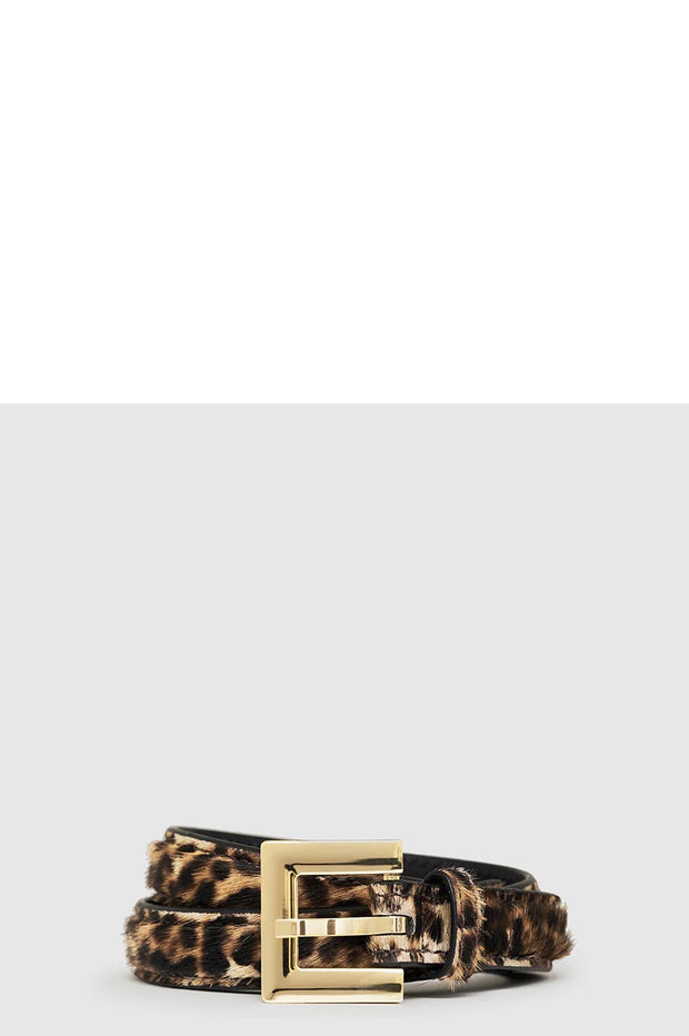 NICOLA BELT - LEOPARD CALF HAIR