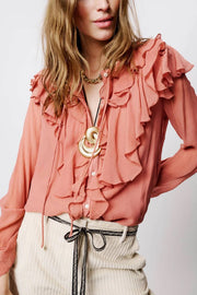 ANGEL BLOUSE CEDAR WOOD