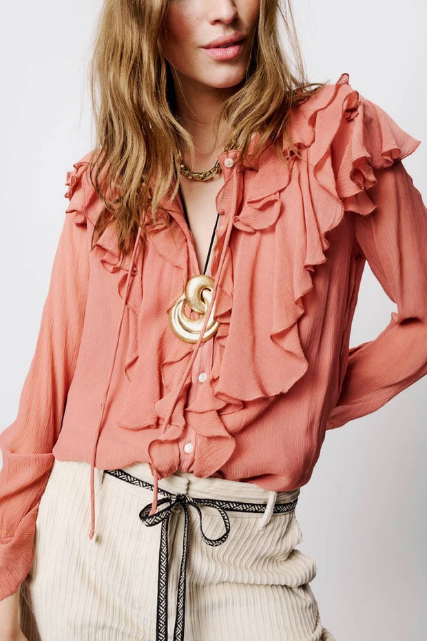 ANGEL BLOUSE CEDAR WOOD