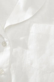LINEN SAILOR SHIRT WHITE