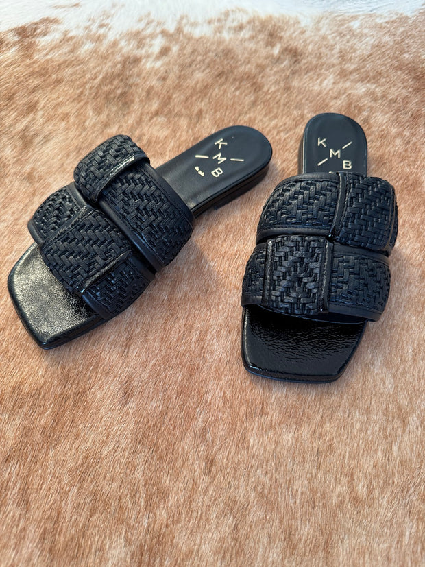 NAPPALAK NEGRO + RAFIA CUSCO NEGRO