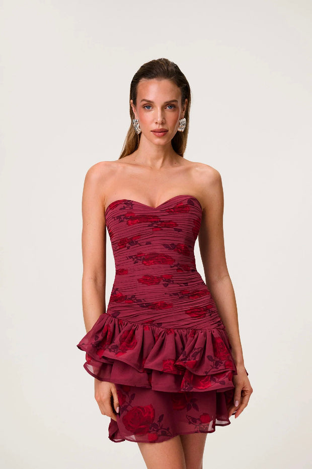 Barcelona Dress Burnt Sienna