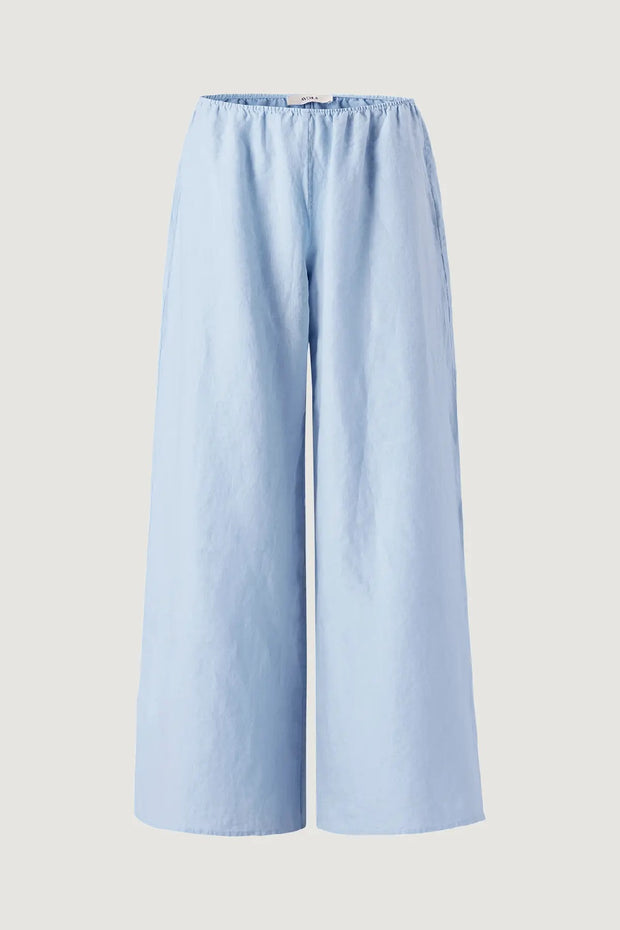 LINEN SAILOR PANT LIGHT BLUE