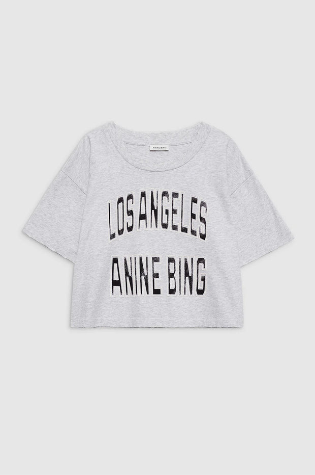 JOHNNY CROPPED TEE - GREY