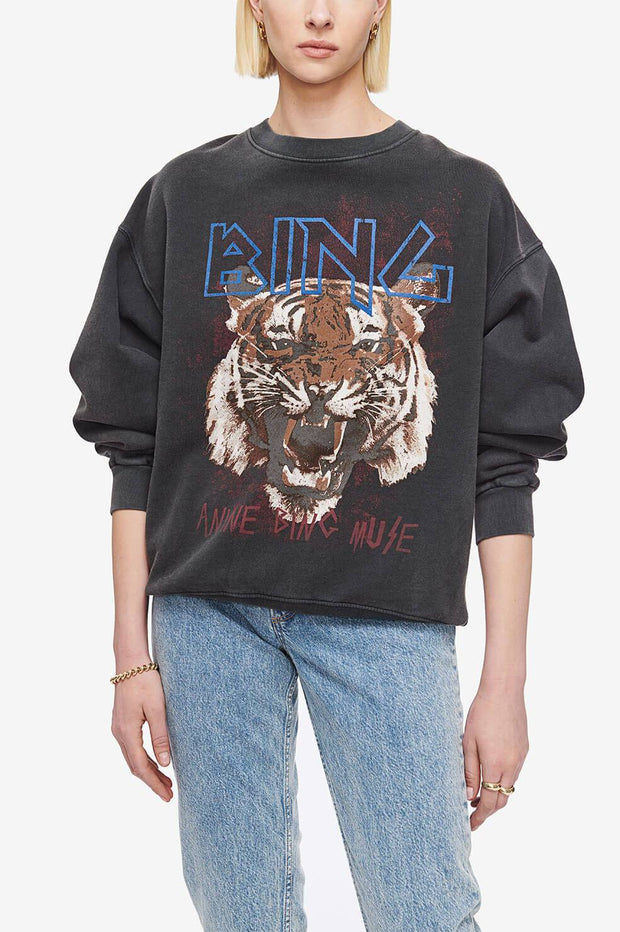 TIGER SWEATSHIRT - BLACK