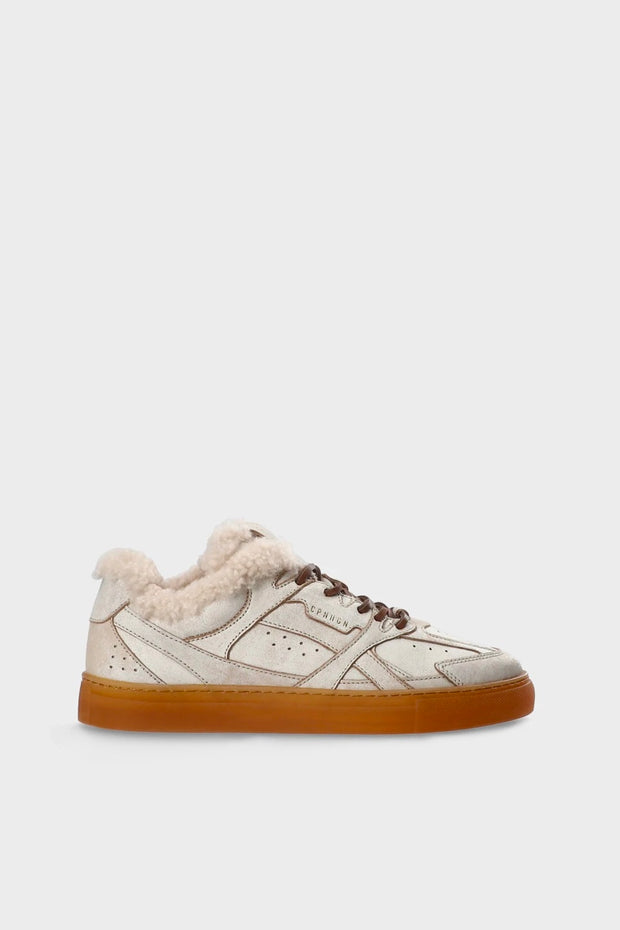 CPH63 vintage leather teddy cream