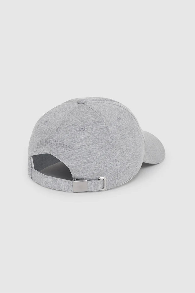 ONE JEREMY BASEBALL CAP FRAMED MONOGRAM - HEATHER GREY