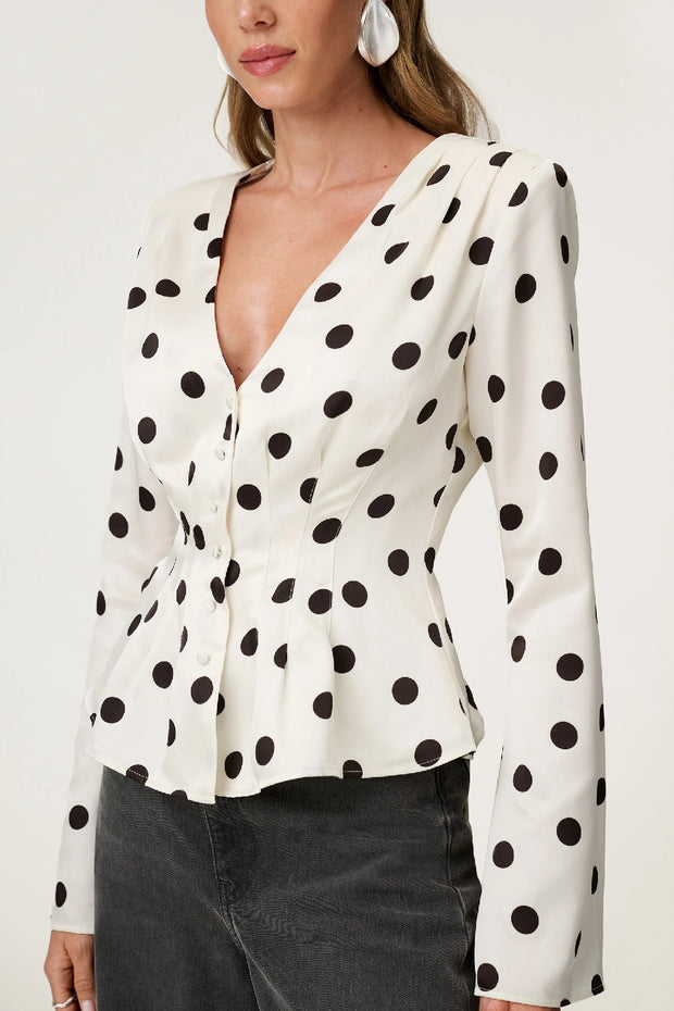 Marmo Blouse Créme Dot